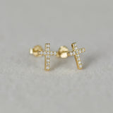 Piercing Croix Cristaux Zirconium