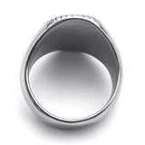 Jesus Cross Signet Ring