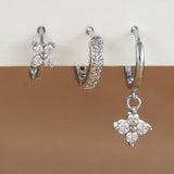 Sacred Shine Cross Earring Set
