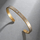 Cross Bangle Bracelet