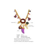 Gold Mystic Cross Necklace
