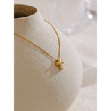 Chic Gold Cross Necklace