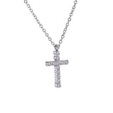 Luminous Aura Cross Necklace