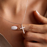 Divine Radiance Cross Necklace