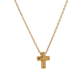 Chic Gold Cross Necklace