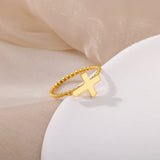 Eternity Cross Ring