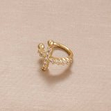 Sparkling Cross Earrings