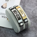 Bracelet Croix pour Homme Chaîne Large