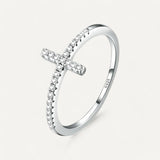 Diamond Cross Ring