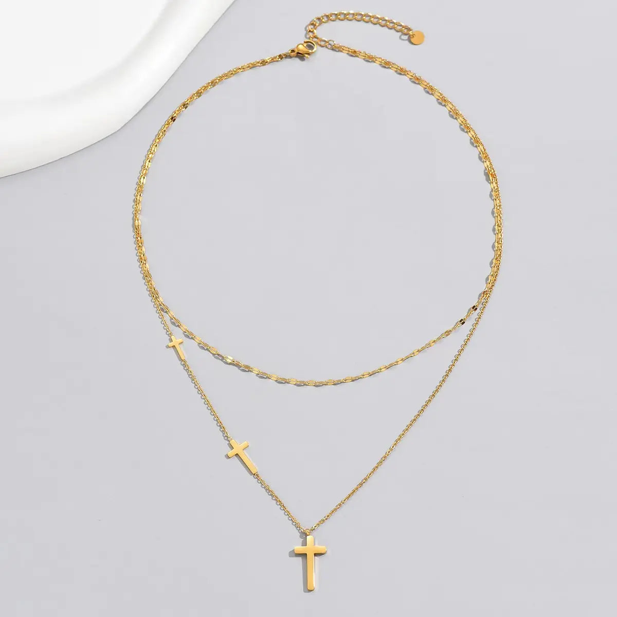 Trinity Cross Necklace