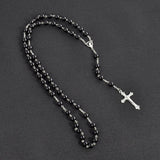 Black Bead Rosary