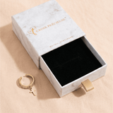 Elegant Cross Ring with Chain
