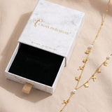 Cross Charm Lariat Necklace