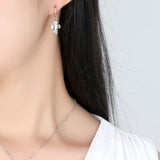 Small Dangle Cross Earring