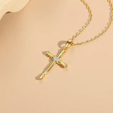 Heart Cross Necklace