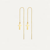 Elegant Hanging Cross Earrings