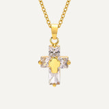 Divine Light Cross Necklace