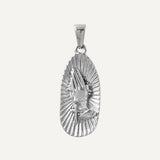 Radiant Religious Medal Cross Necklace