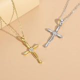 Heart Cross Necklace