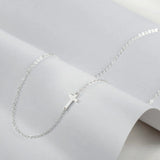 Side Cross Stainless Steel Necklace